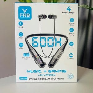 FRB N-26 Neckband – Music + Gaming Beast! 600 Hours Standby
