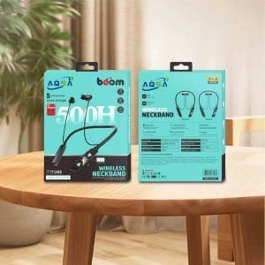 AQSA BT BOOM Neckband | 500 Hours Battery Backup